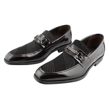 Men's Dress Shiny Dark Brown