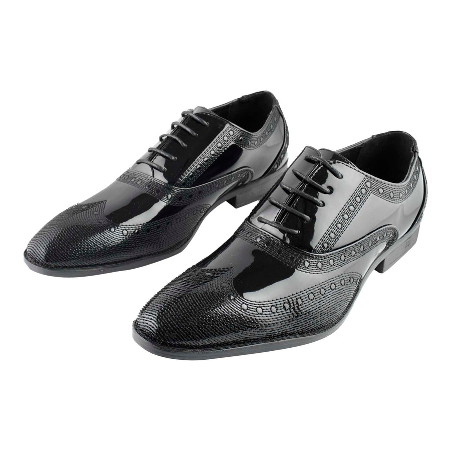 Men's Dress Shoes Lace-Up Black