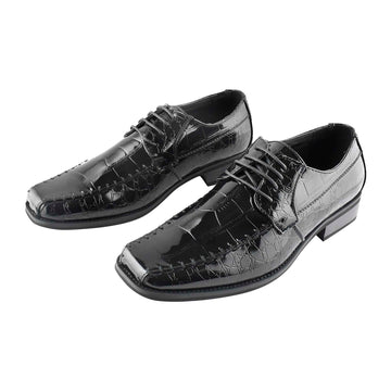 Men's Dress Shiny Shoes Black